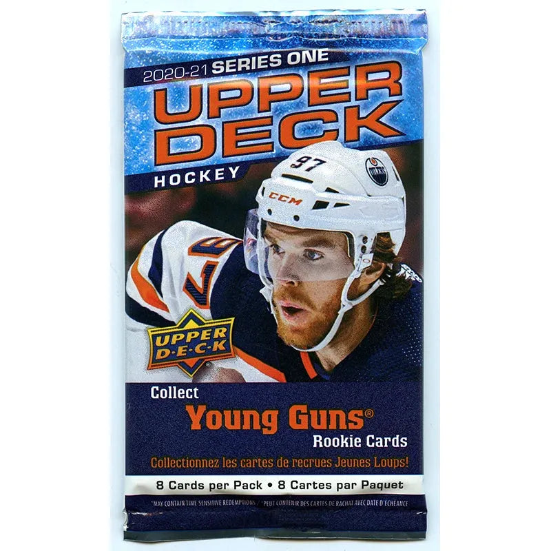 Pack de vente au détail de hockey Upper Deck série 1 2020-21