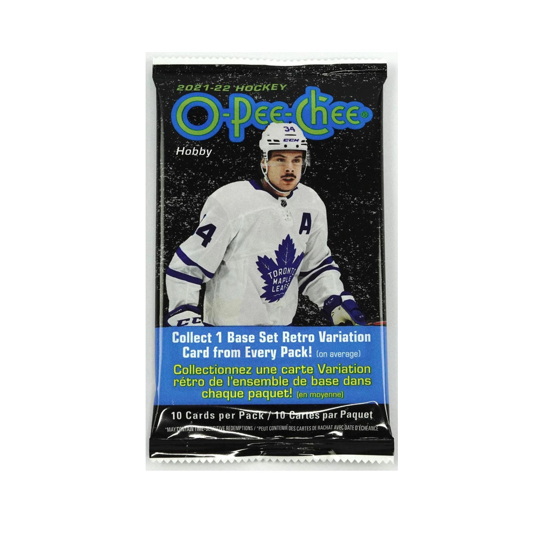Pack de hockey pour passe-temps Upper Deck O-Pee-Chee 2021-22