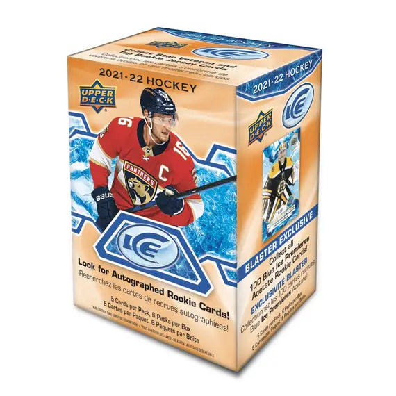 Coffret de blaster de hockey sur glace Upper Deck 2021-22