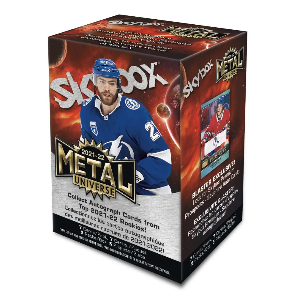 Coffret de blasters de hockey Skybox Metal Universe 2021-22