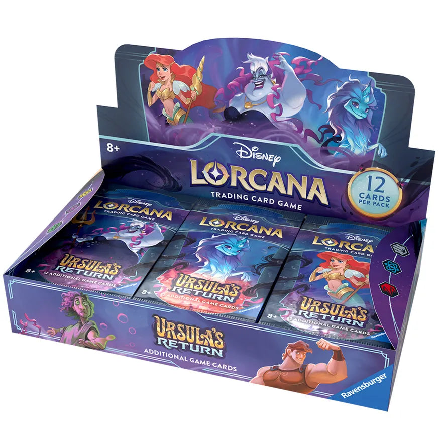 Coffret booster du jeu de cartes à collectionner Disney Lorcana : Le retour d'Ursula