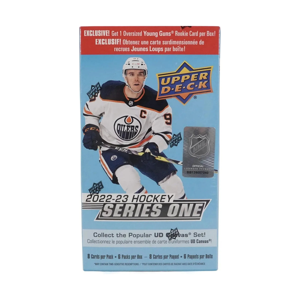 Coffret de hockey Blaster Upper Deck série 1 2022-23