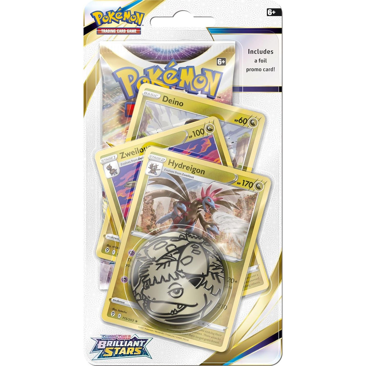 Pokémon TCG: Sword & Shield Brilliant Stars Checklane Blister Booster Pack