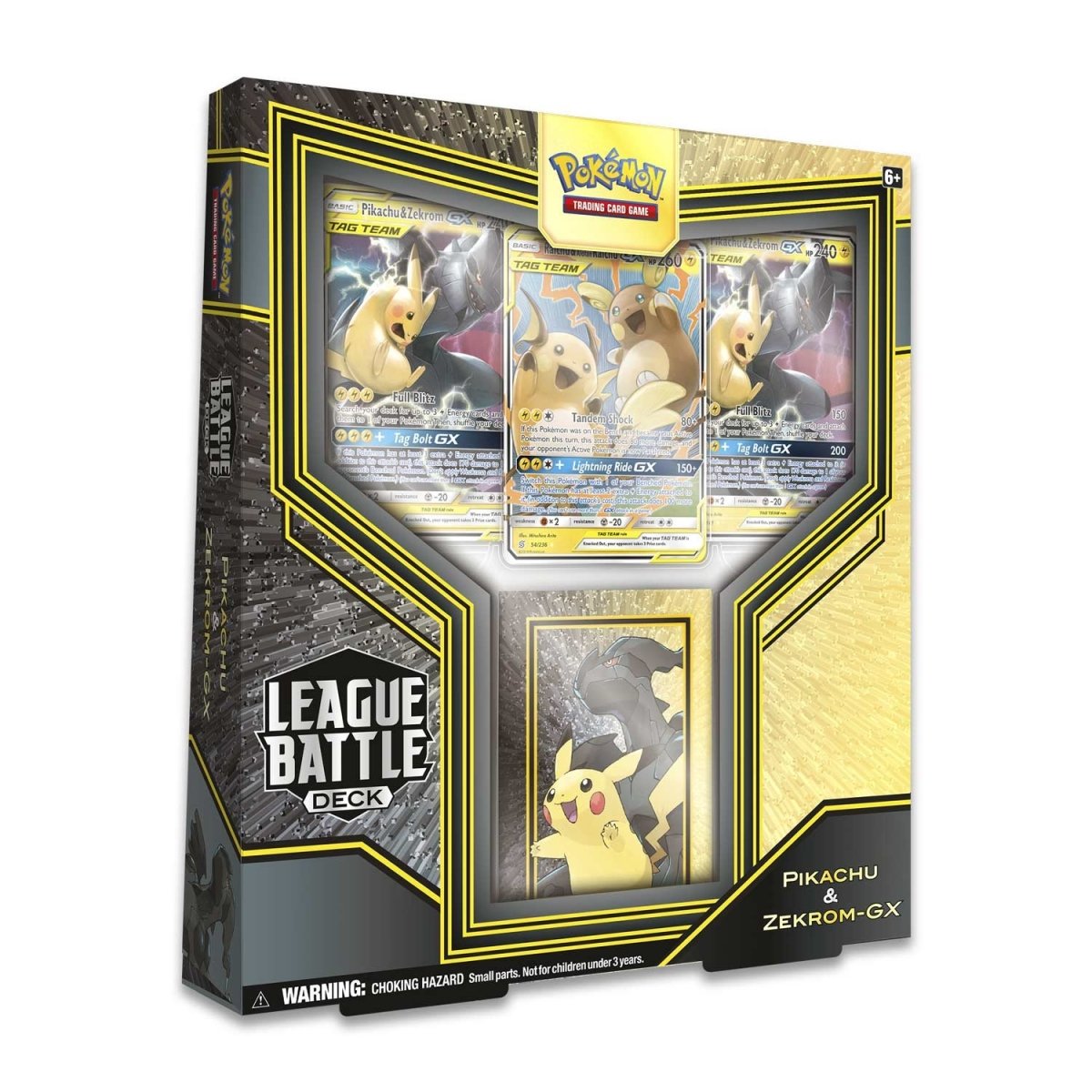 Pokémon TCG : Deck de combat de ligue Reshiram et Dracaufeu-GX/Pikachu et Zekrom-GX