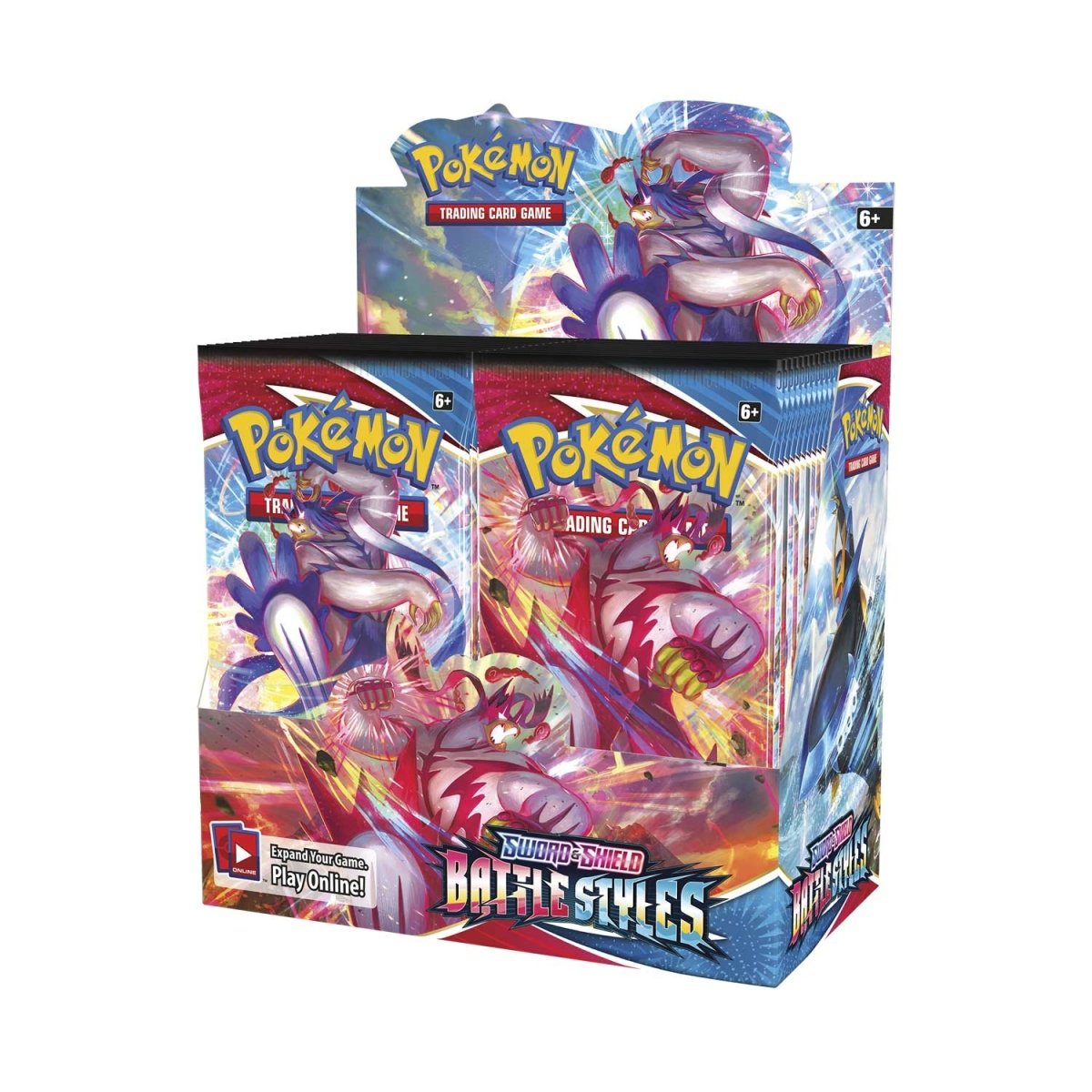 Coffret de boosters Styles de combat Épée et Bouclier du JCC Pokémon
