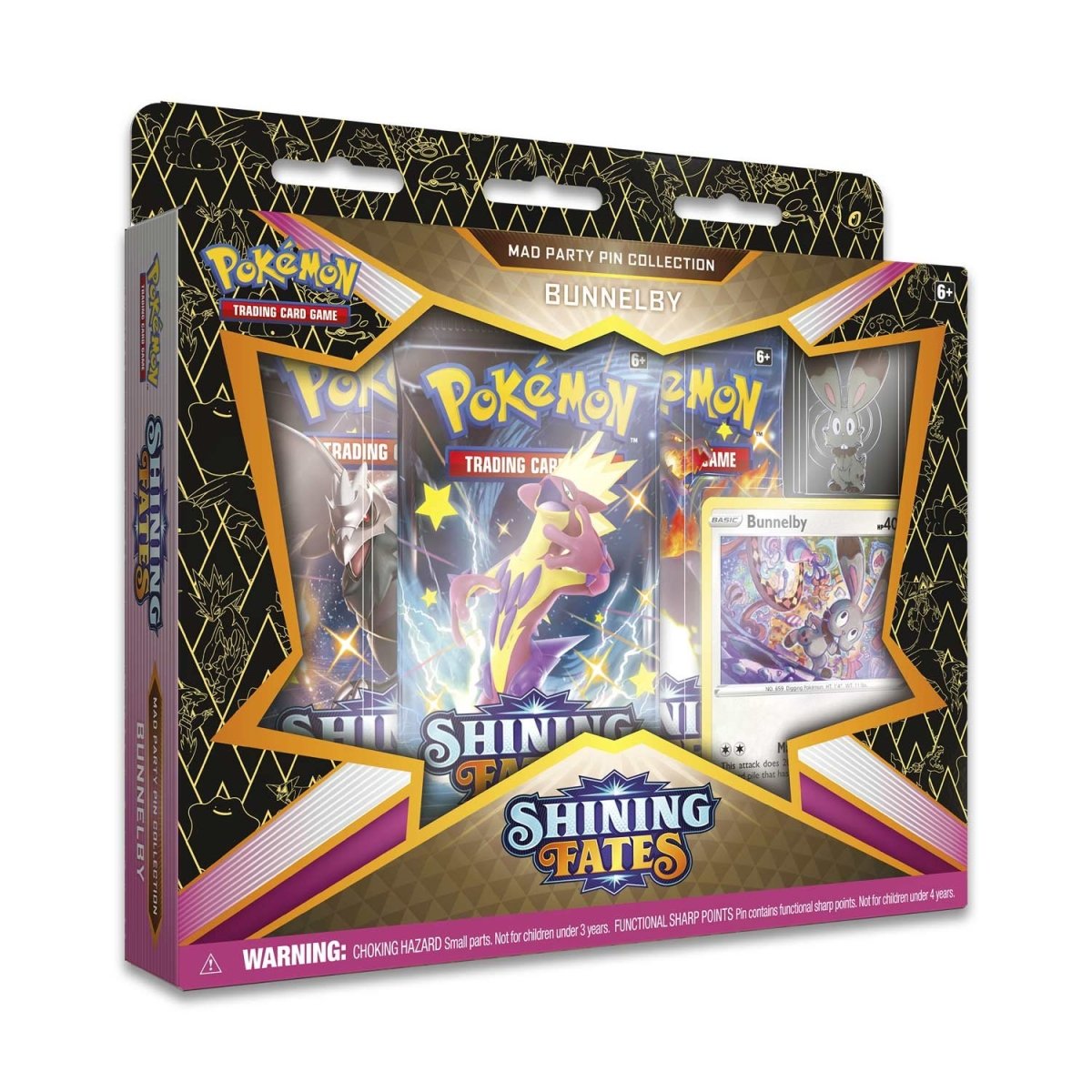 Pokémon TCG: Shining Fates Mad Party Pin Collection