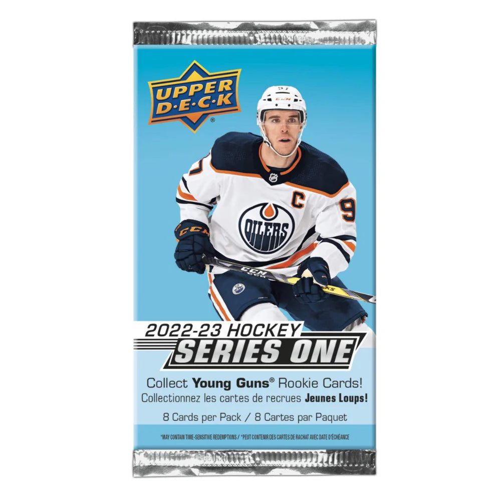 Pack d'alimentation par gravité pour hockey Upper Deck série 1 2022-23