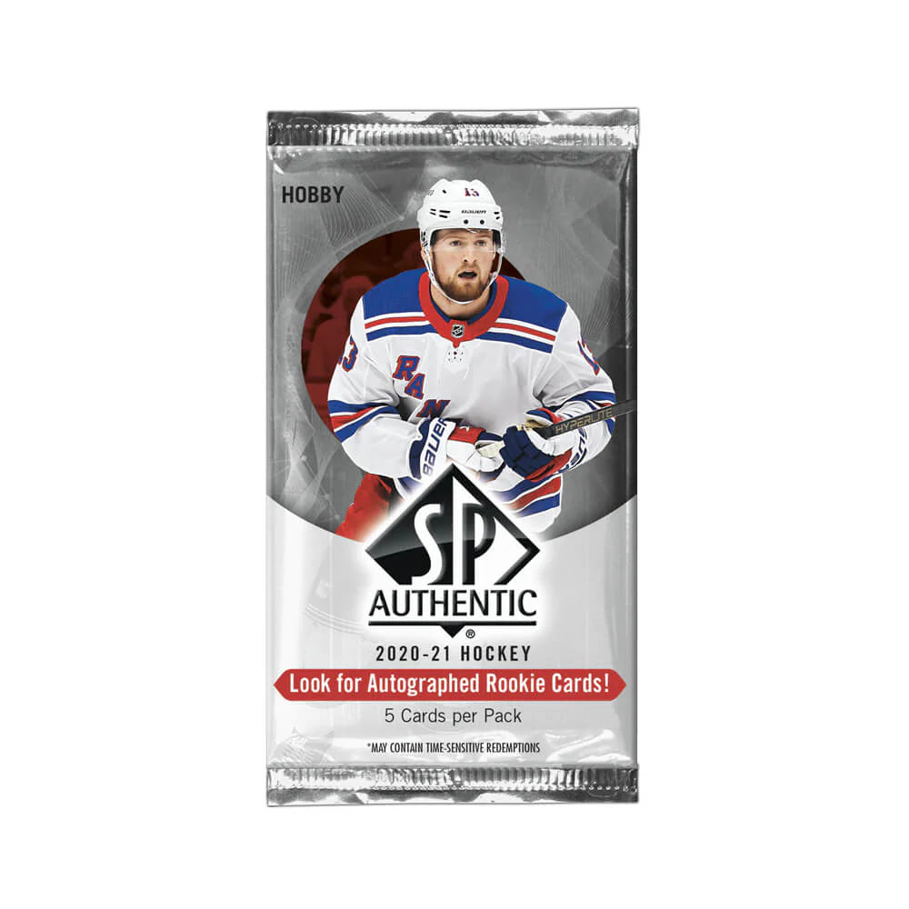 Pack de hockey authentique Upper Deck SP 2020-21