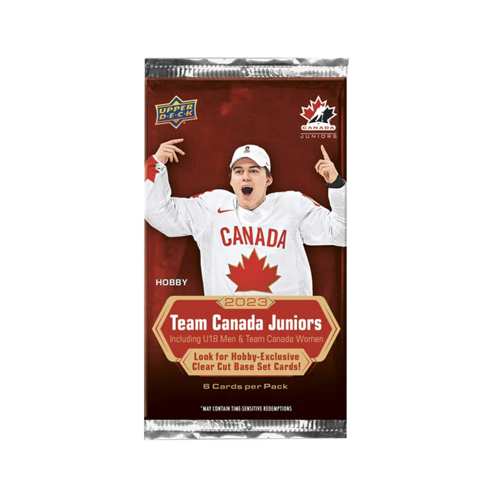 Ensemble de hockey junior Upper Deck 2023 de l'équipe canadienne