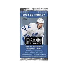 Pack de hockey pour passe-temps Upper Deck O-Pee-Chee Platinum 2021-22
