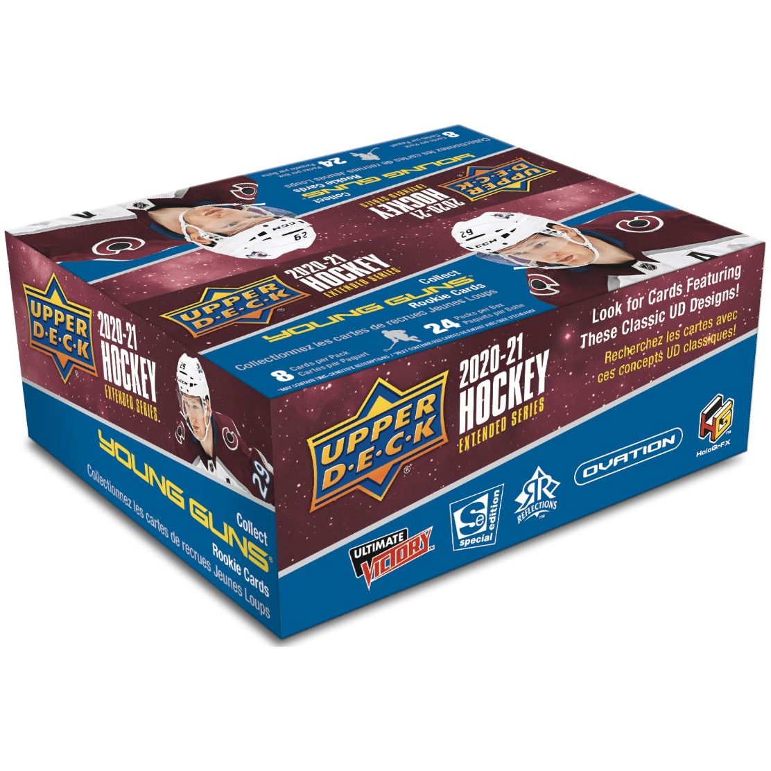 Coffret de vente au détail de hockey Upper Deck Extended 2020-21