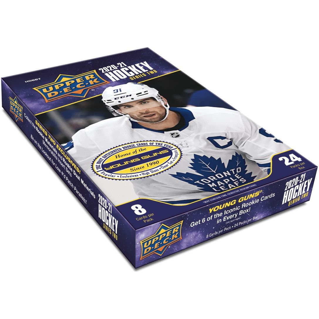 Coffret de hockey pour passe-temps Upper Deck série 2 2020-21