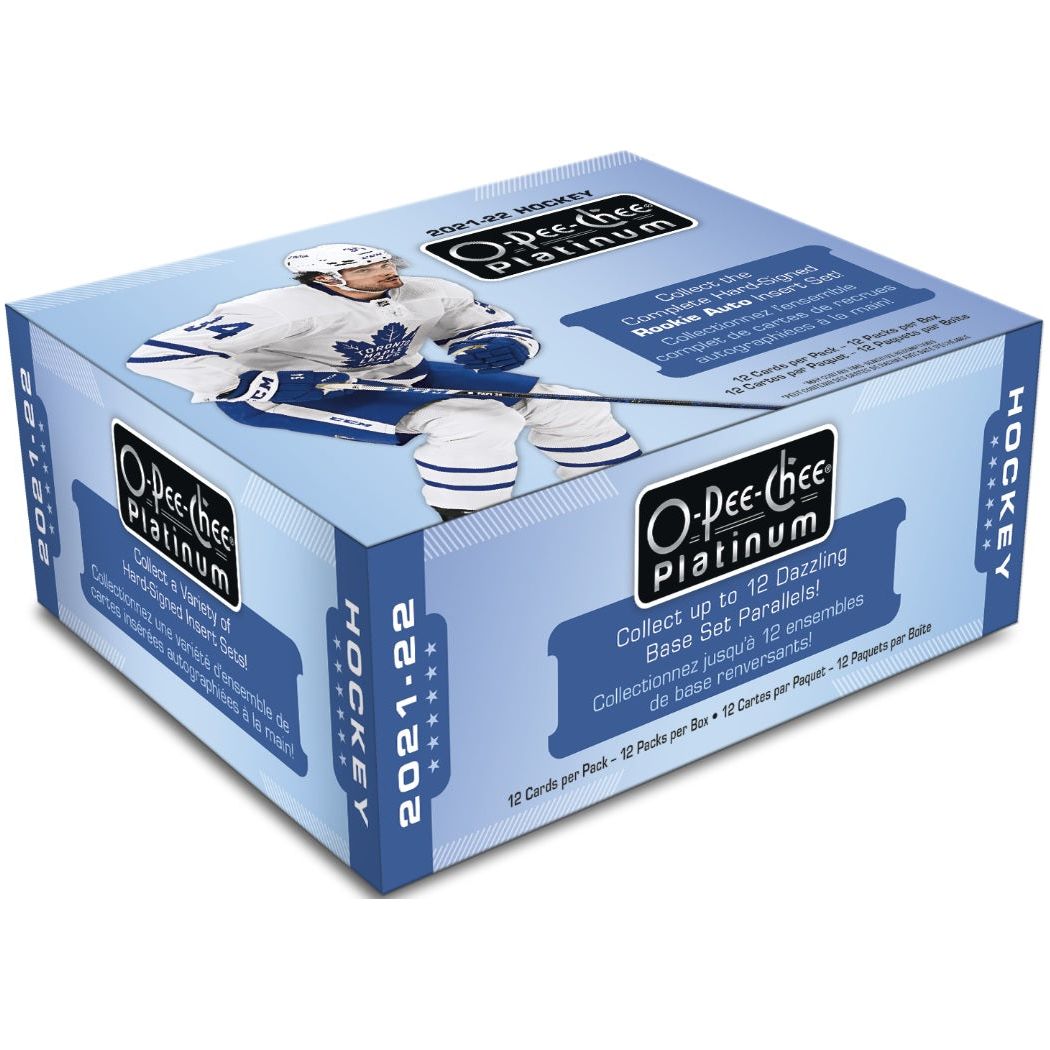 Coffret de hockey pour passe-temps Upper Deck O-Pee-Chee Platinum 2021-22