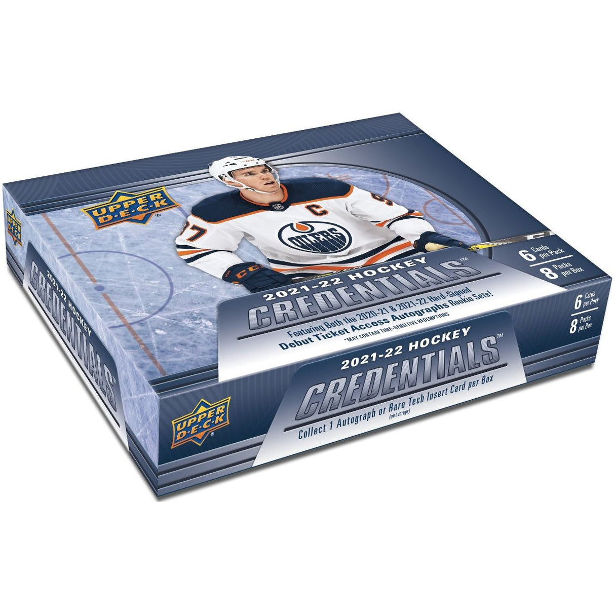 Accréditations Upper Deck 2021-22 Hockey Hobby Box