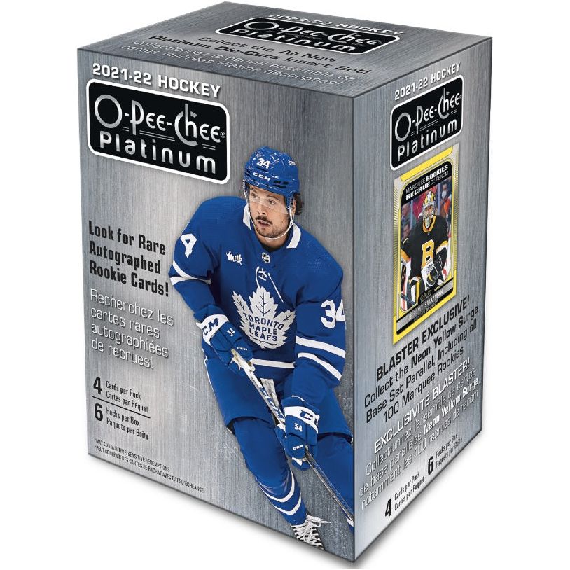 Coffret de hockey O-Pee-Chee Platinum 2021-22 Upper Deck