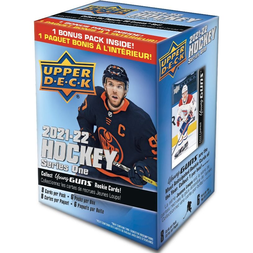 Coffret de hockey Blaster Upper Deck série 1 2021-22