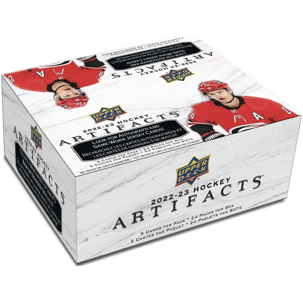 Coffret de vente au détail de hockey Upper Deck Artifacts 2022-23