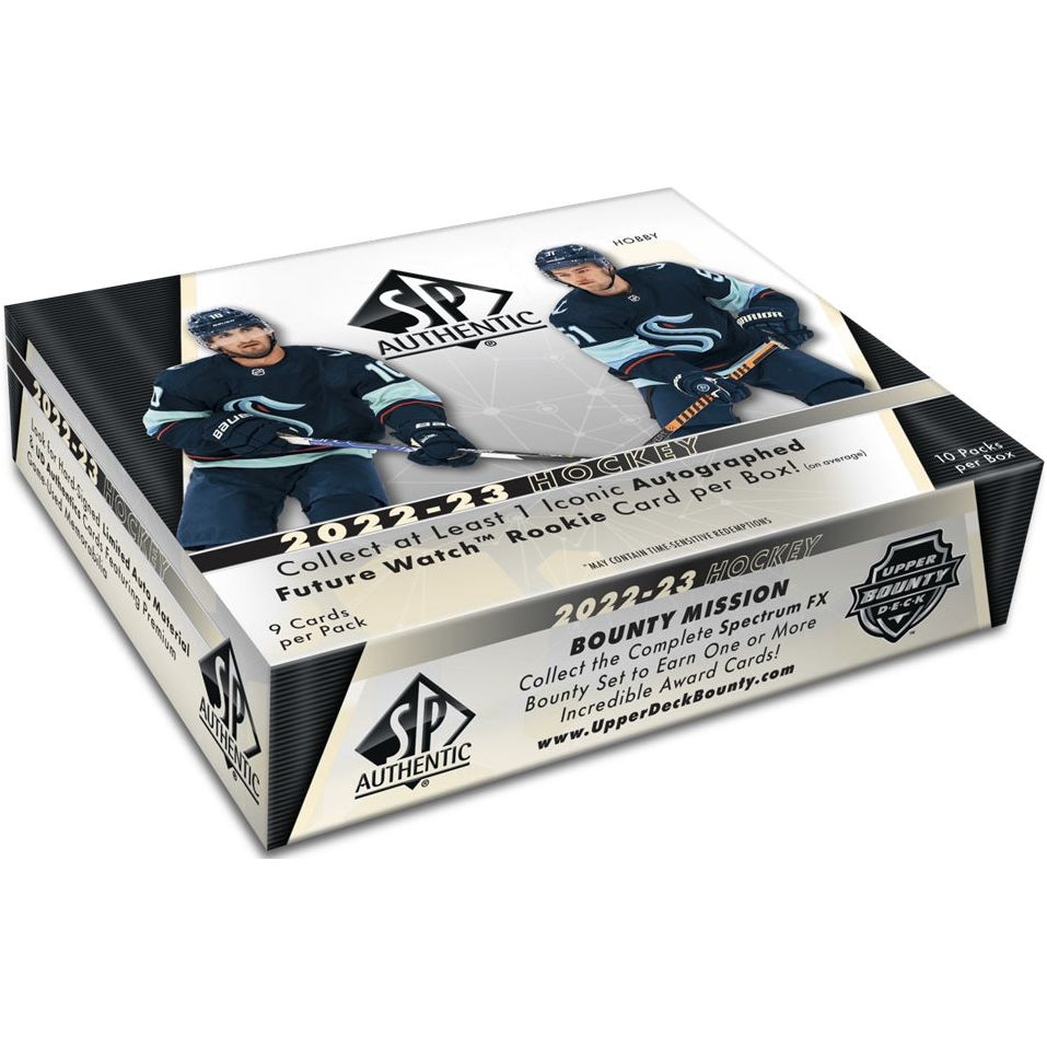 Coffret de hockey authentique Upper Deck SP 2022-23
