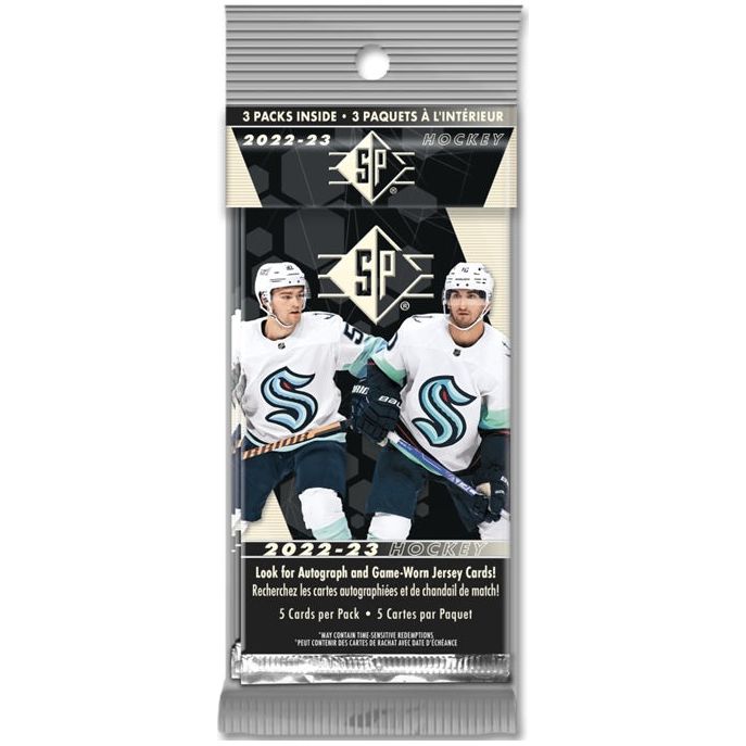 Ensemble de cintres de hockey Upper Deck SP 2022-23