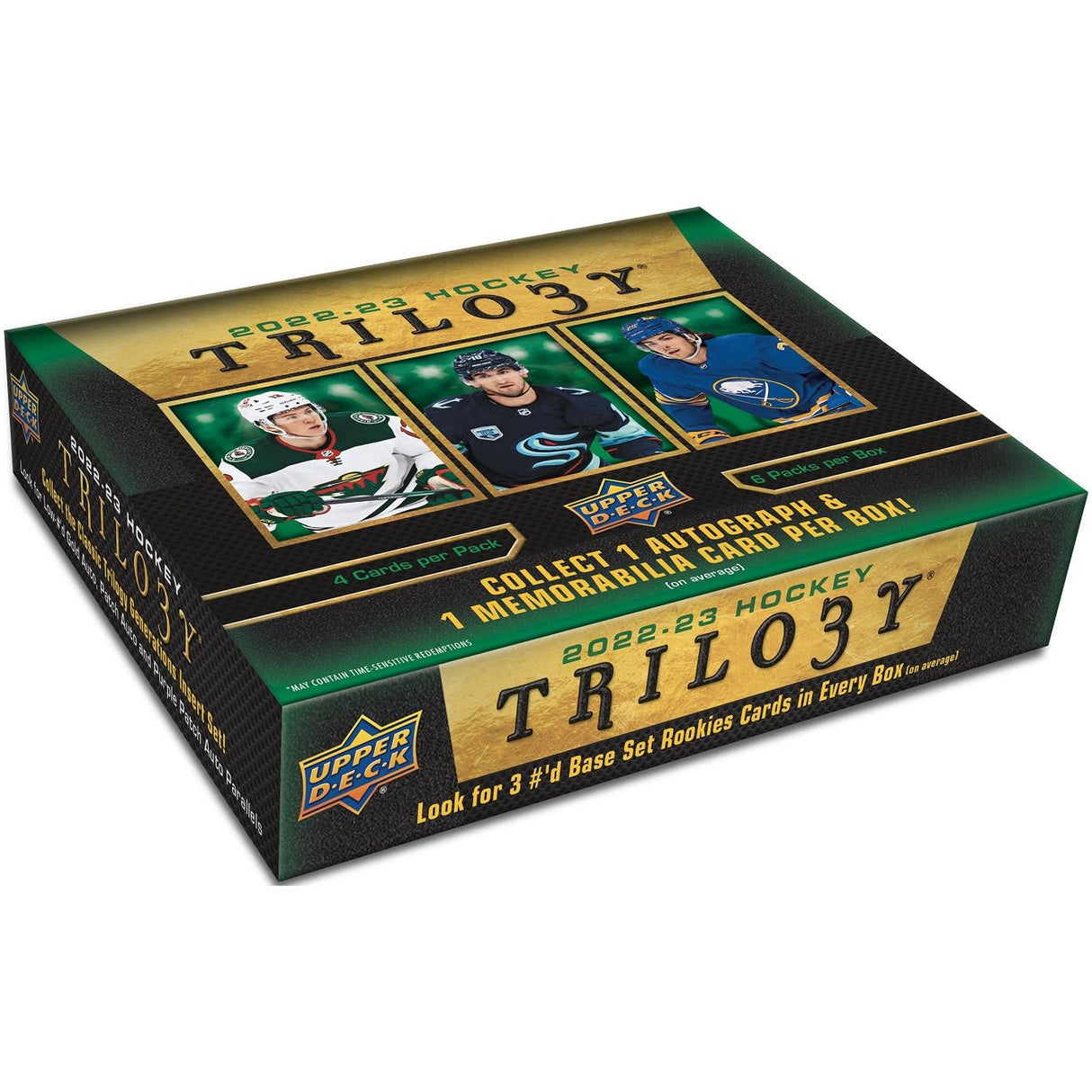 Coffret de loisirs hockey Upper Deck Trilogy 2022-23