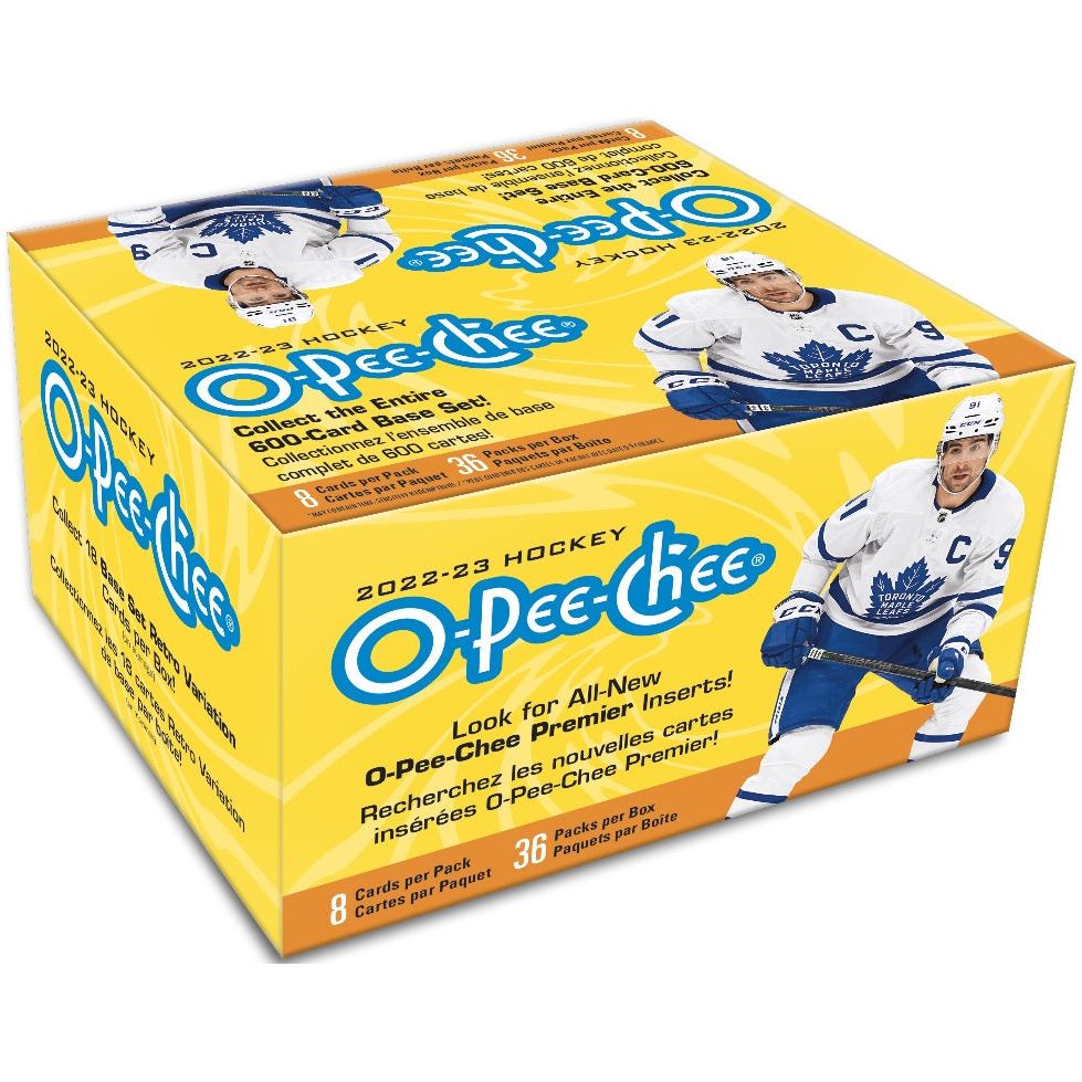 Coffret de vente au détail de hockey Upper Deck O-Pee-Chee 2022-23
