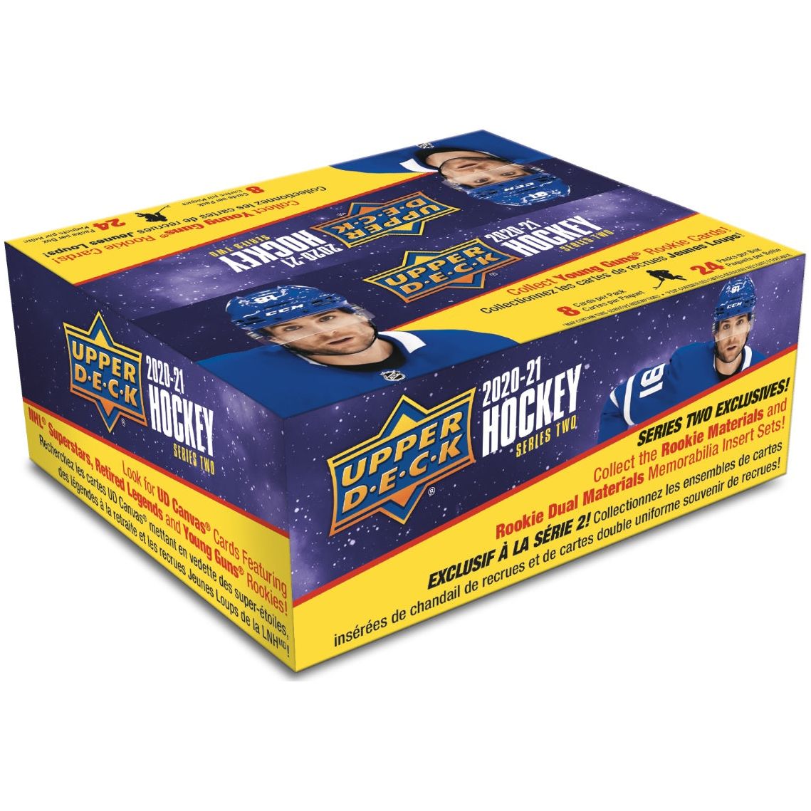 Coffret de vente au détail de hockey Upper Deck série 2 2020-21
