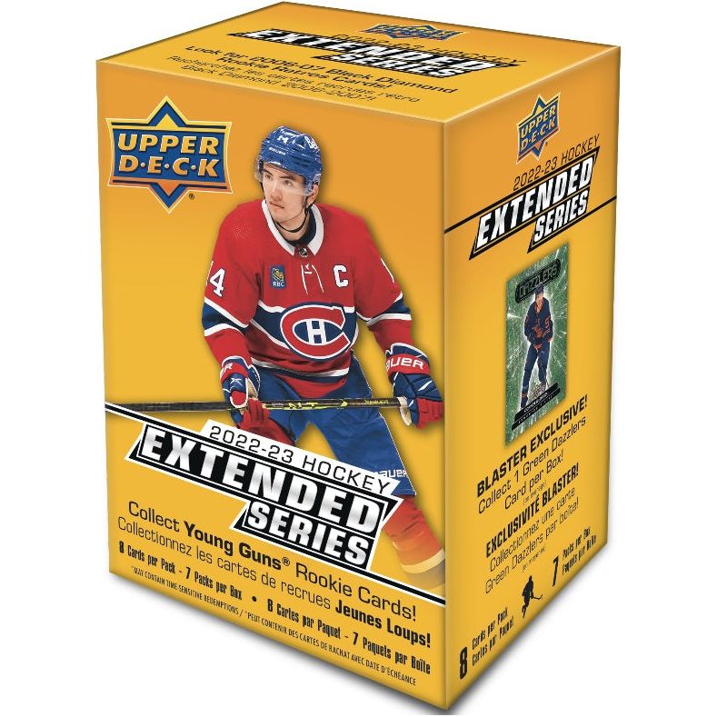 Coffret de hockey Blaster Upper Deck Extended Series 2022-23