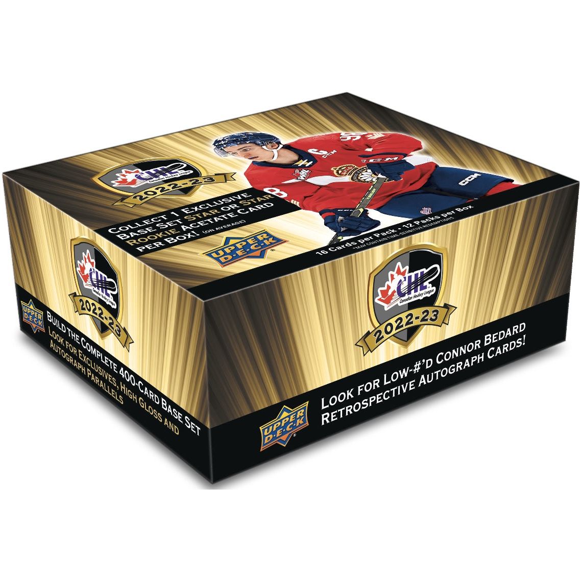Coffret de loisirs de hockey Upper Deck CHL 2022-23