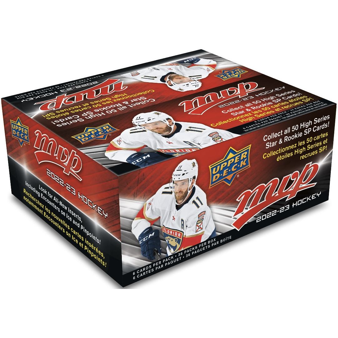 Coffret de vente au détail de hockey Upper Deck MVP 2022-23