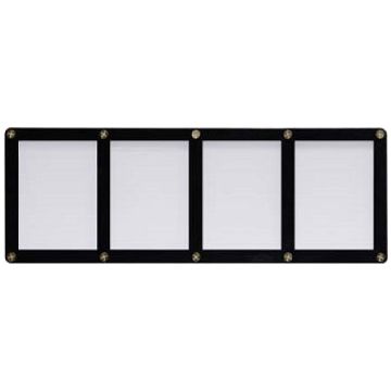 Porte-cartes Ultra Pro Screwdown Black Frame 4 Cards