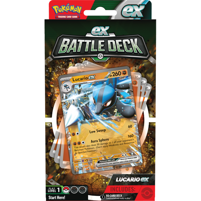 Pokémon TCG : Decks de combat Ampharos Ex/Lucario Ex