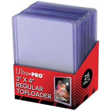 Cartouches Ultra Pro Topload 3x4 Regular Clear 25ct - Toploader