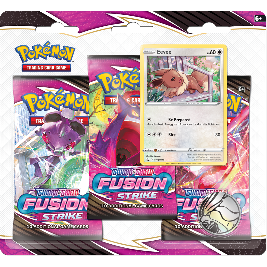 Pokémon TCG: Sword & Shield-Fusion Strike 3 Booster Pack