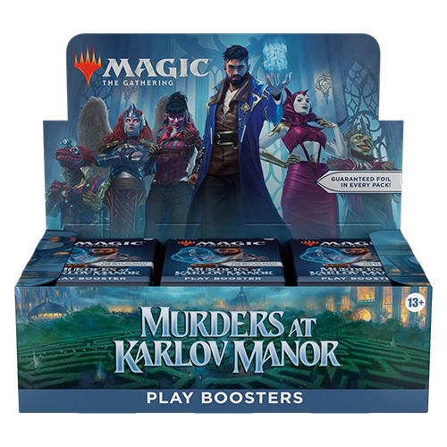 Coffret de boosters pour le jeu de cartes à collectionner Magic the Gathering TCG : Meurtres au manoir Karlov