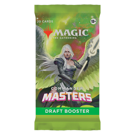 Pack de boosters de draft Commander Masters pour le jeu de cartes à collectionner Magic the Gathering