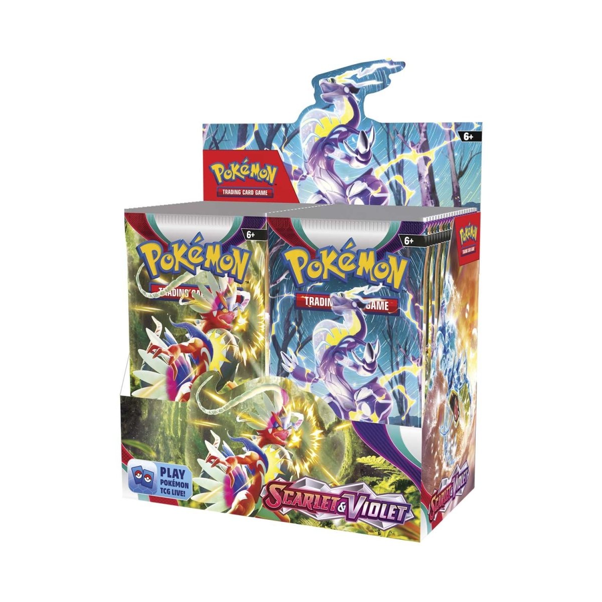 Coffret de présentation de boosters Scarlet et Violet du JCC Pokémon