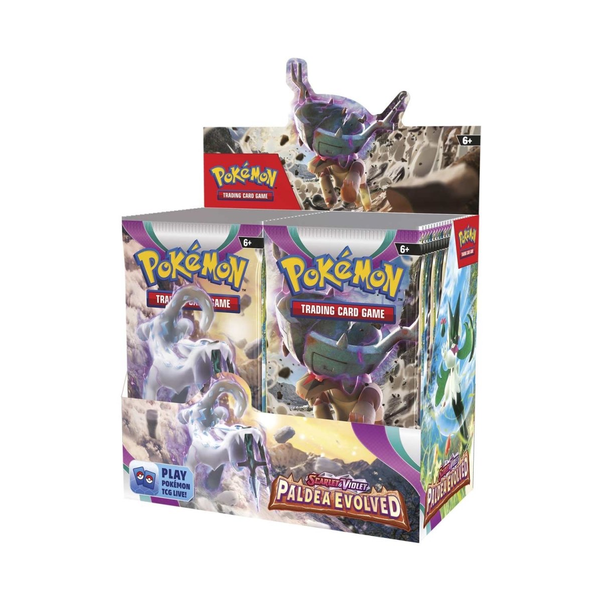 Coffret de boosters de cartes à collectionner Pokémon TCG : Paldea Évolué Écarlate et Violette