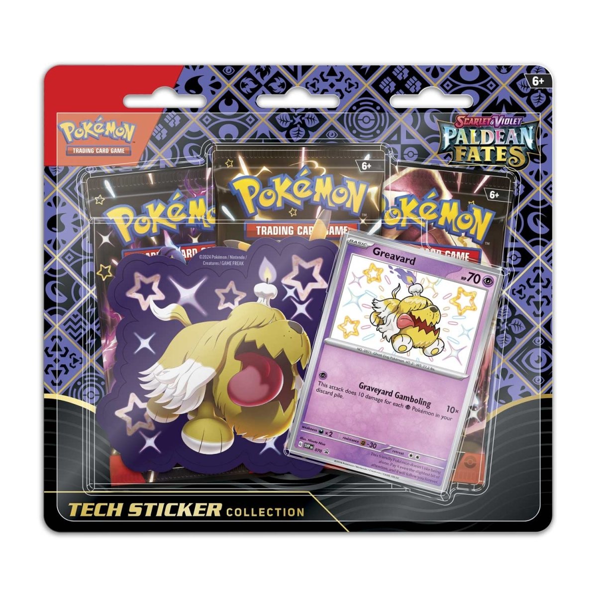 Pokémon TCG: Scarlet & Violet-Paldean Fates Tech Sticker Collection