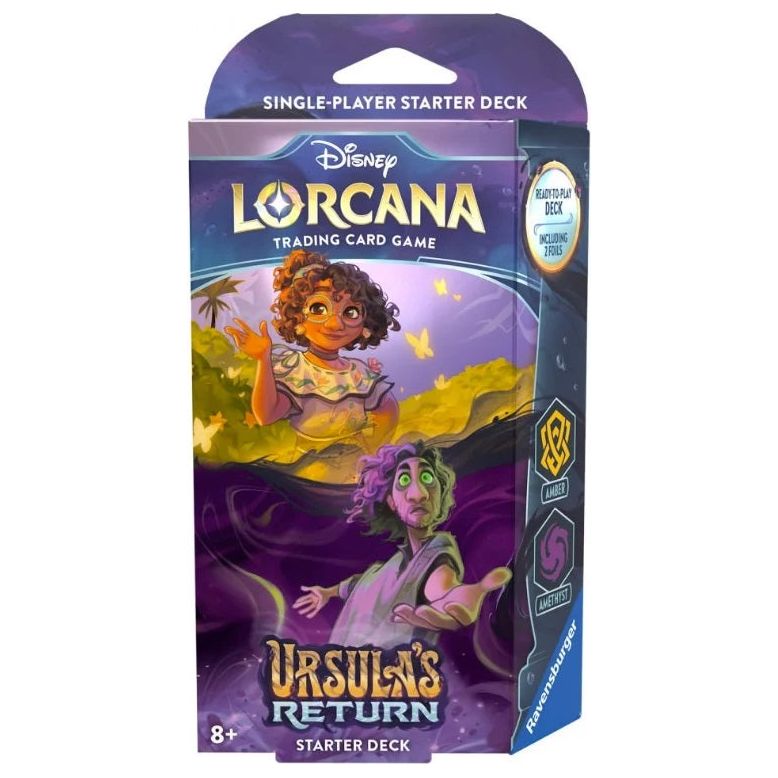 Disney Lorcana TCG : Le retour d'Ursula (ambre et améthyste) – Deck de démarrage