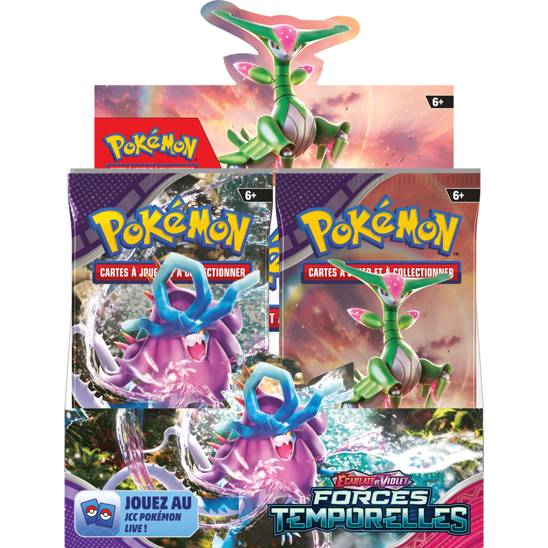 Coffret Booster Forces Temporelles - Pokémon TCG : Scarlet &amp; Violet (Français)