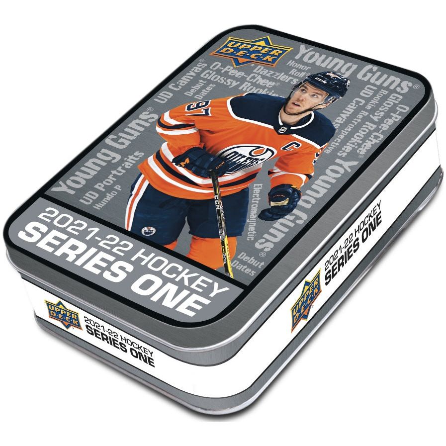 2021-22 Upper Deck Series 1 Hockey Tin Box