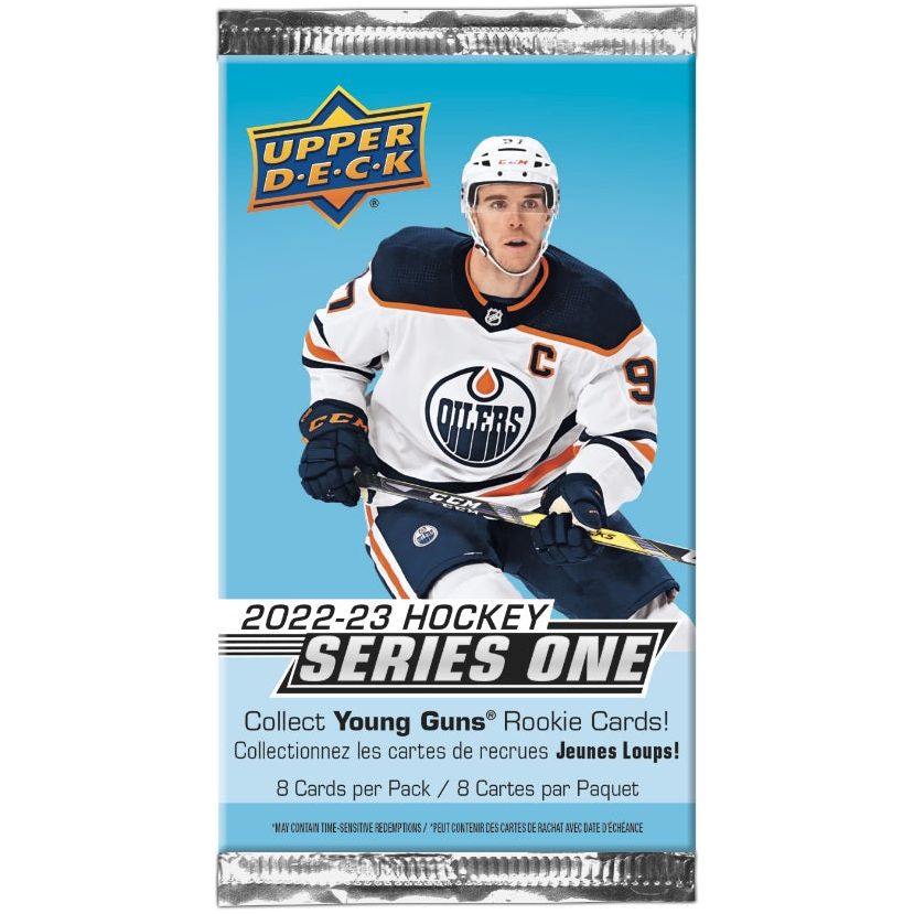 Pack de vente au détail de hockey Upper Deck Hockey Series One 2022-23