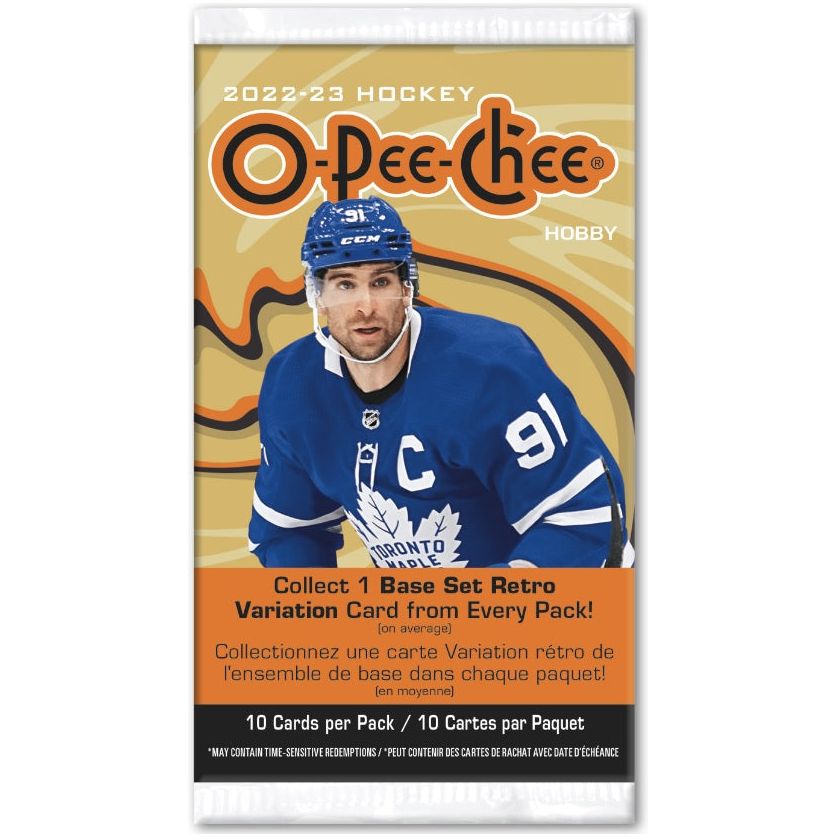 Pack de hockey pour passe-temps Upper Deck O-Pee-Chee 2022-23