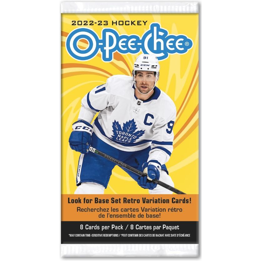 Pack de vente au détail de hockey Upper Deck O-Pee-Chee 2022-23