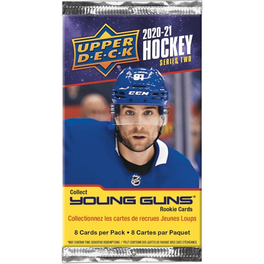 Pack de vente au détail de hockey Upper Deck série 2 2020-21