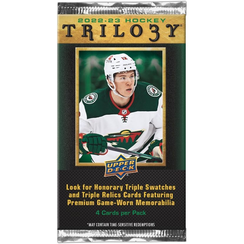 Pack de hockey pour passe-temps Upper Deck Trilogy 2022-23