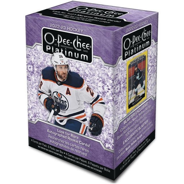 2022-23 O-Pee-Chee Platinum Hockey Cards Blaster Box