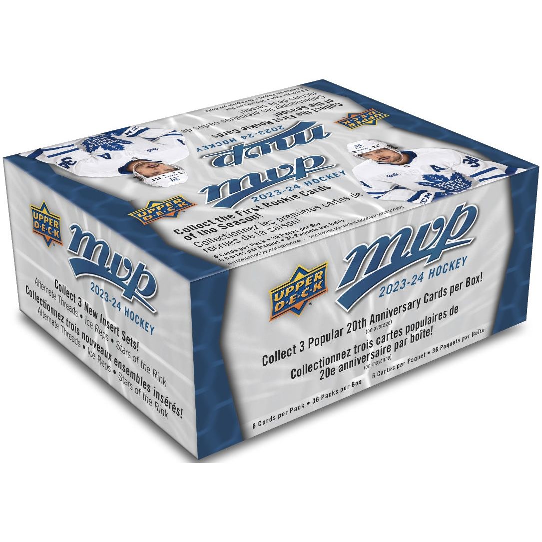 Coffret de vente au détail de hockey Upper Deck MVP 2023-24