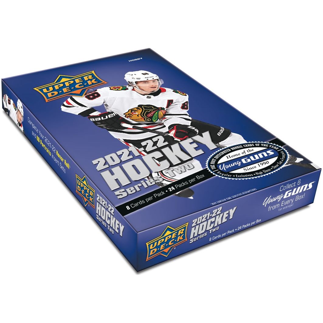 Coffret de hockey pour passe-temps Upper Deck série 2 2021-22