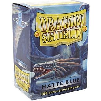 Lot de 100 pochettes Dragon Shield bleu mat - Pochettes